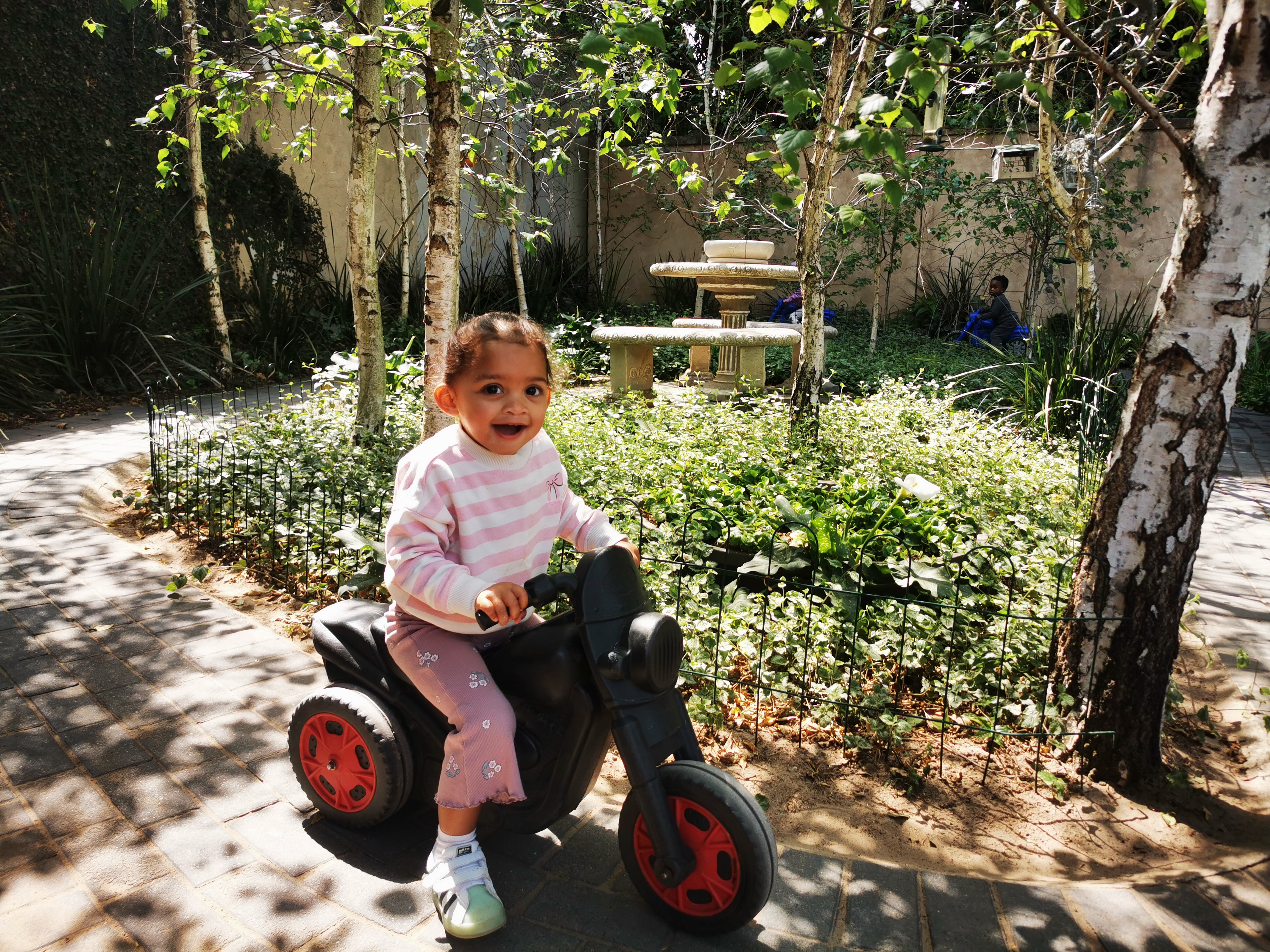 girl riding bike