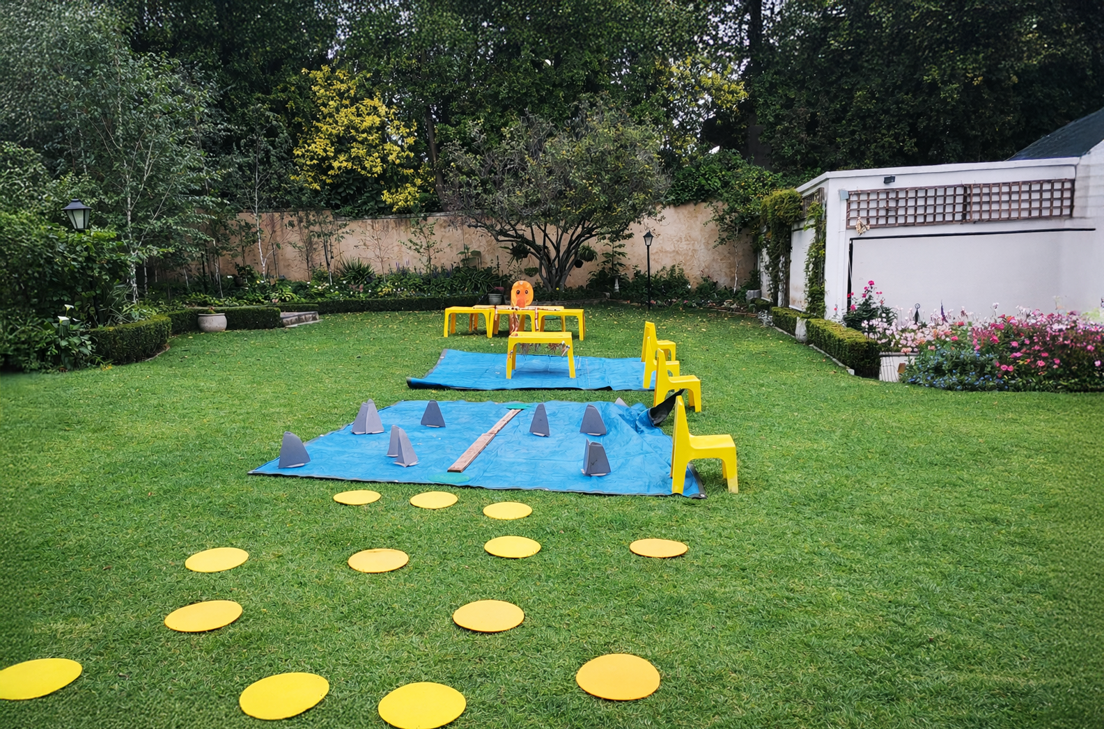 Peek-a-Boo Garden seet up for playtime